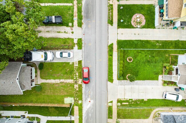 Small maintained yards are a feature of the Monmouth Park neighborhood.