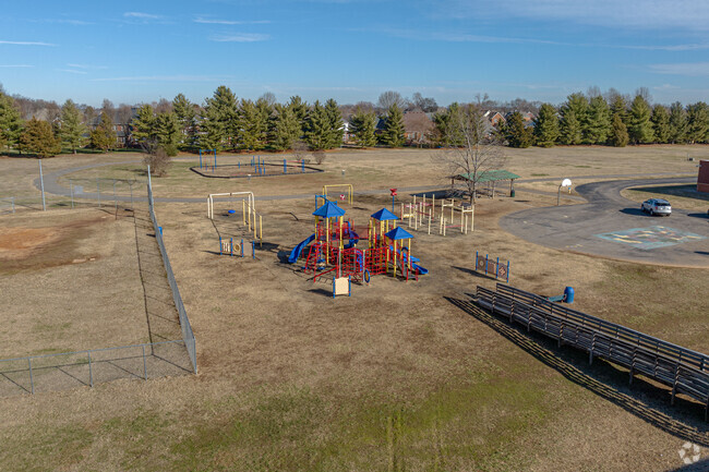 Students have access to playground facilities on site.