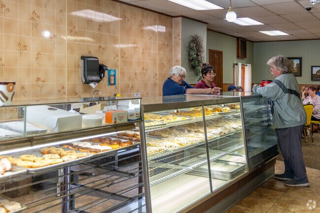 Blackhawk is home to a small and cozy bakery called Harner's.