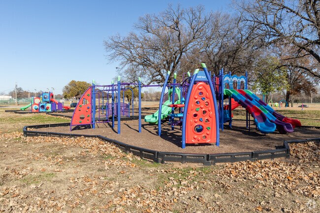 Kids will love the playgrounds at Hawthorne park in Okmulgee.