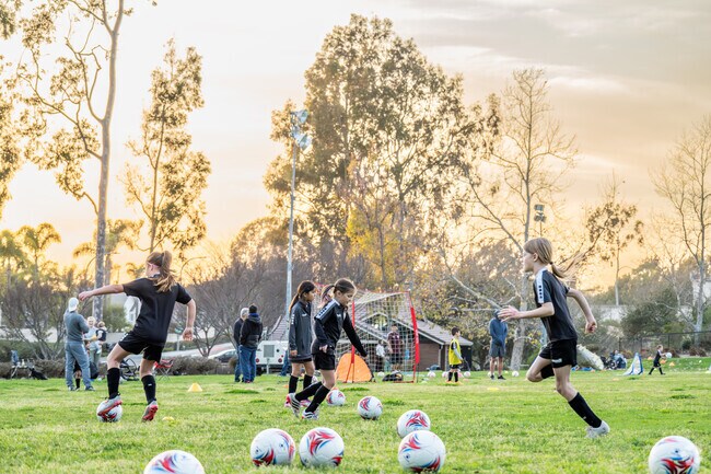 Bonita Canyon Sports Park in Harbor View Homes has several athletic fields for various sports, such as soccer.