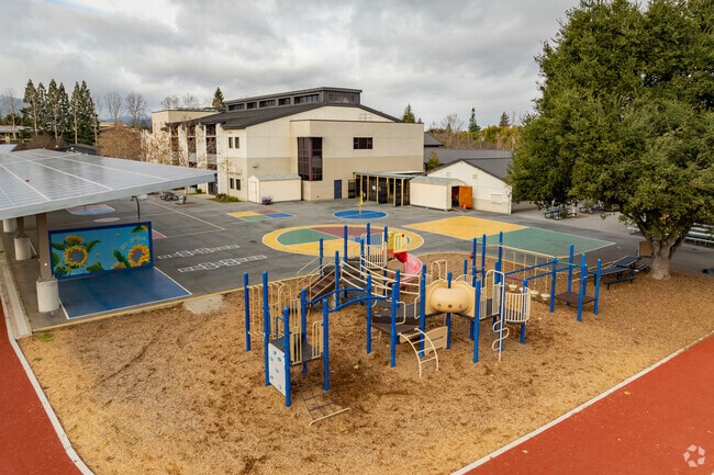 Your children will have fun on the playground at Blossom Hill Elementary School.