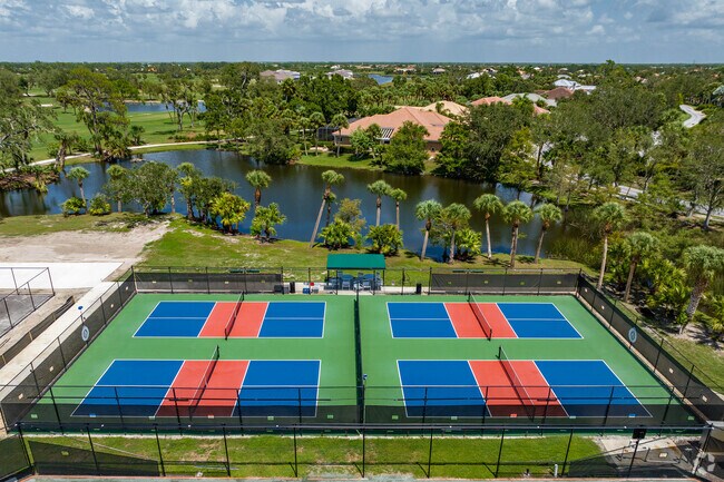 Pickle ball is the new club favorite sport at Boca Royale Country Club.