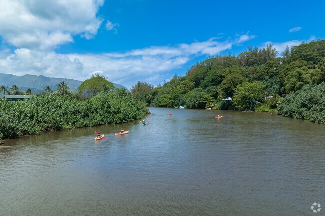 Hanalei Bay offers excellent opportunities for surfing, paddleboarding, and boating.