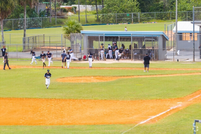 Little league baseball tournaments occur throughout the year at Buckingham Community Park.