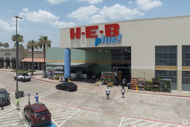 Residents can find fresh procude at the local H-E-B.