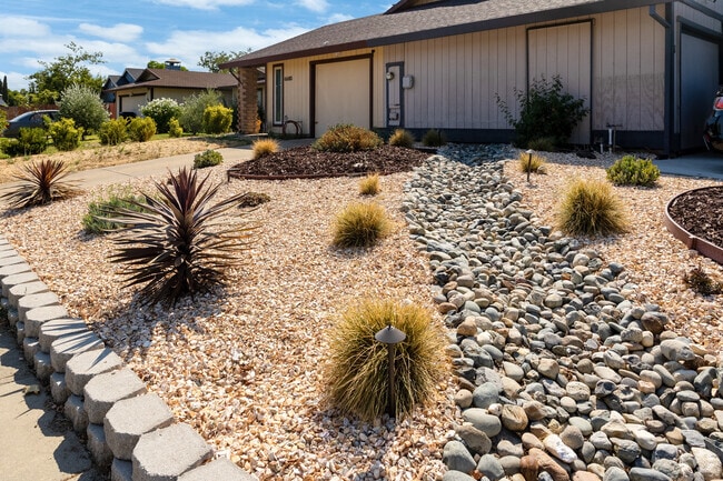 Creative landscapes can be found in  South East Sacramento.