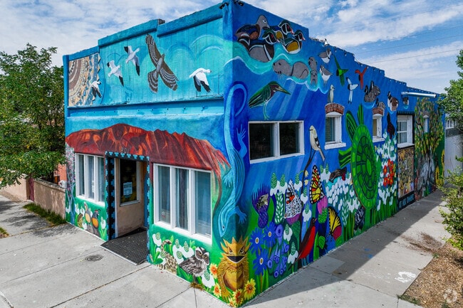 Art can be found all around the South Broadway neighborhood.