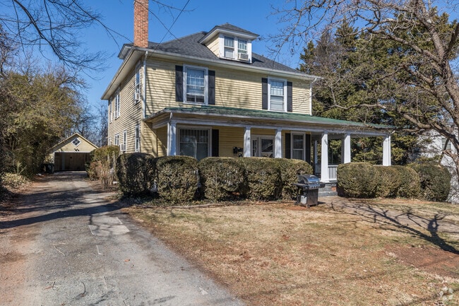 A timeless Foursquare style home stands proudly in Culpeper’s historic streets.