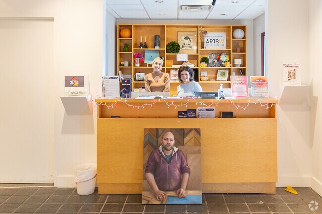 The Pelham Arts Center is the premier artist location for exhibitions and local artists.