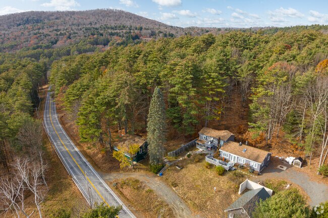 Farther up into the hills in Day there are homes on larger lots, sometimes up to 40 acres.