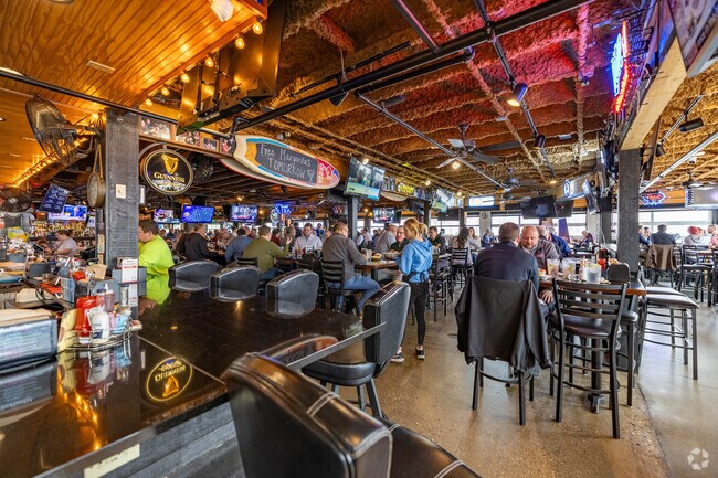 Silver Spring House is known for American cuisine and having a great atmosphere for game days.