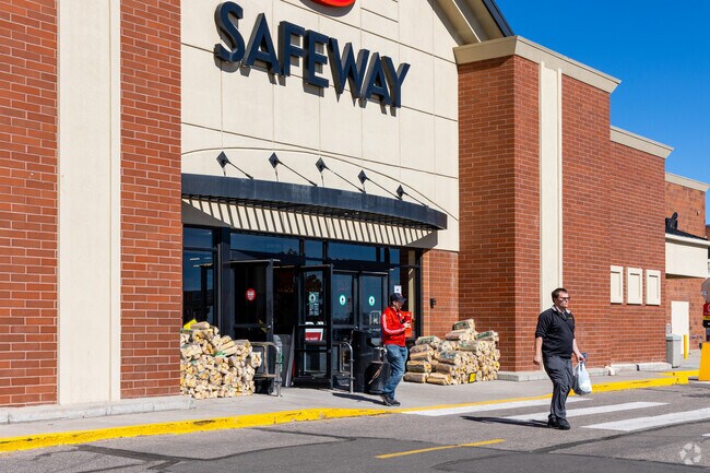 For grocery needs stop at Safeway in the Kipling Marketplace retail area in Friendly Hills.