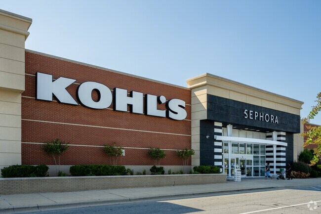 The front of the Kohl's clothes store at the Wendover Place shopping center.