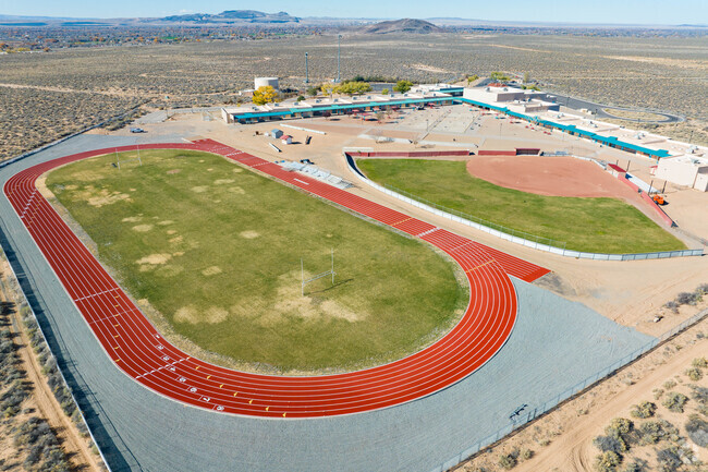 Valencia Middle School athletic fields.