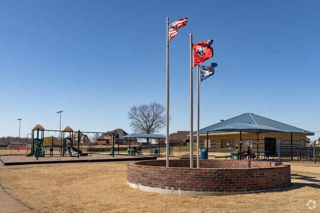 Walker Park is a community gathering place with ball fields, a splash pad, walking trails, and more.