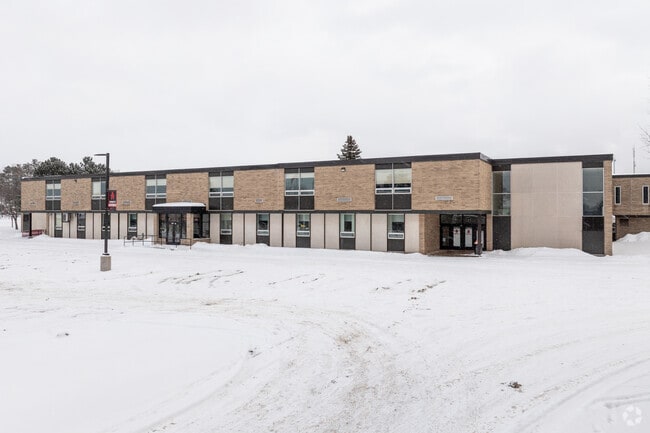 Pickups and dropoffs are easy at Marquette Senior High School.