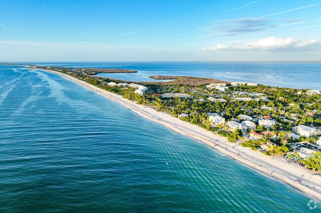 Captiva Island is renowned for its pristine white sand beaches that stretch along the Gulf Coast.