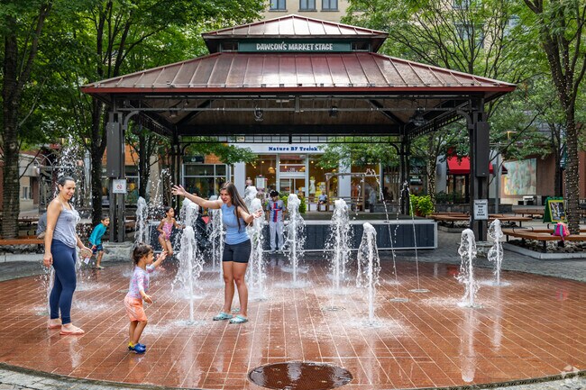Rockville Town Center is a great place to tucker out the tikes, minutes from Croydon Park.