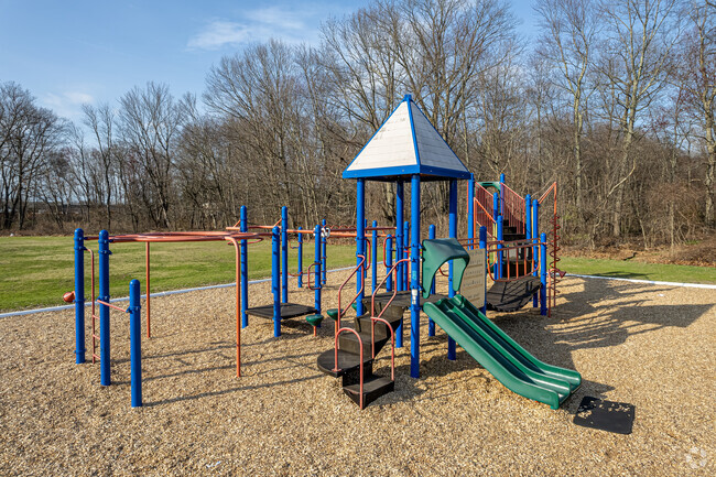 Kids love the playground at Robert J. O'Brien Elementary School.