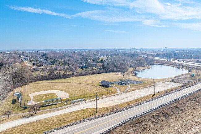 Spend a sunny day at Veterans Park in Gilberts, IL, with baseball and kite flying fun.