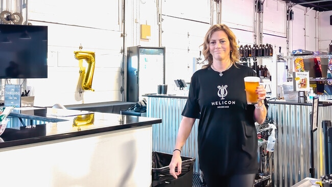 Helicon Brewery is a great place in Oakdale to stop for a beer and a game of pinball.