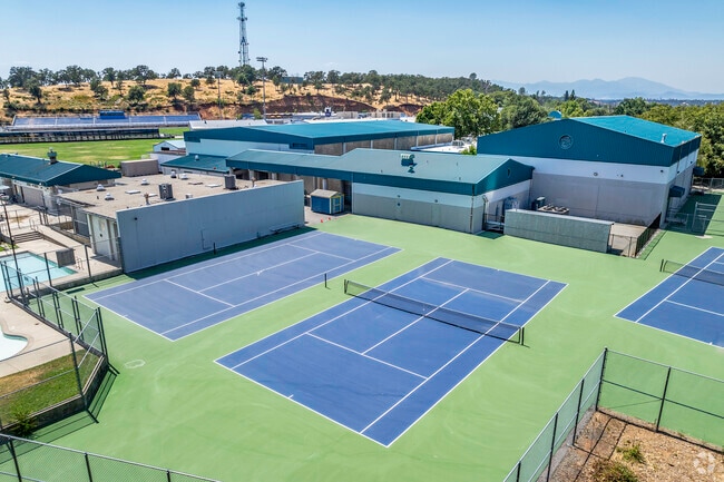 The beautiful campus of Anderson High School includes modern amenities for students.