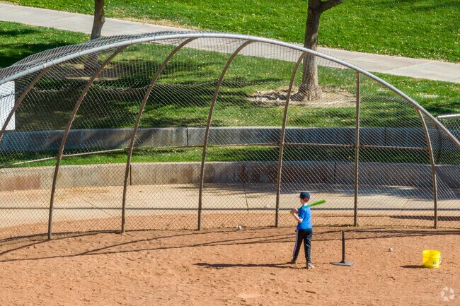 Young residents can practice their swings at Willows Park.