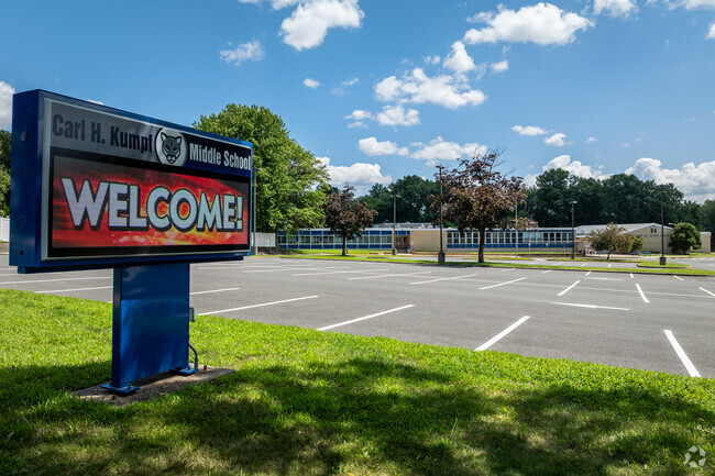 Children love attending the excellent Carl H. Kumpf Middle School, Clark, NJ.