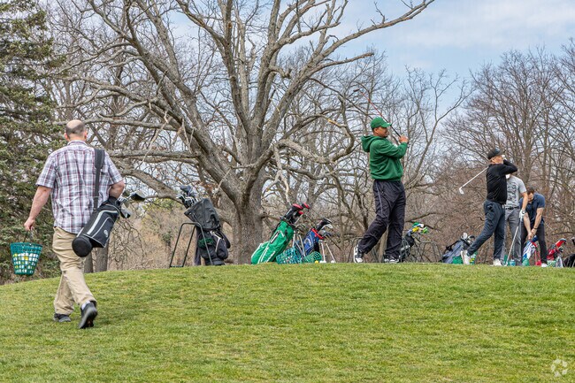 Shawnee Park golfers can play 18 holes or visit the driving range at Indian Trails Golf Course.