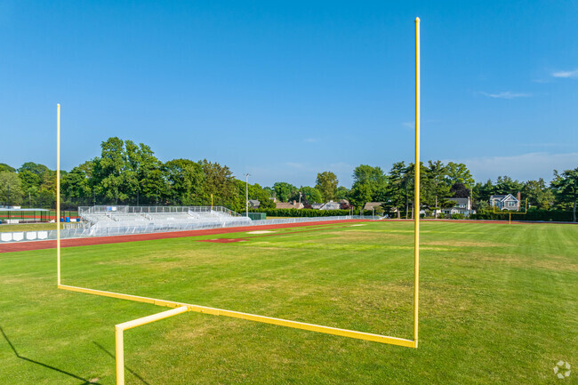 This is the athletic field at Carrie Palmer Weber Middle School in Port Washington.
