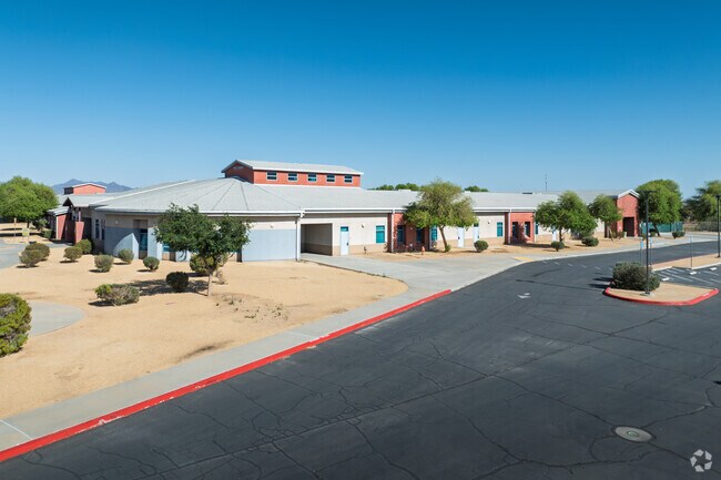 Felix J. Appleby Elementary School in Blythe has a dedicated student drop-off zone.