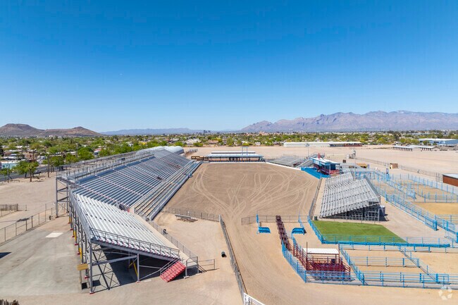 Residents of Drexel Park enjoy front-row seats to the nation's largest non-motorized parade, as horse-drawn wagons and marching bands honor Tucson's rich heritage.