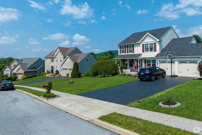 Larger homes with well manicured yards are abundant in Jacksonwald.