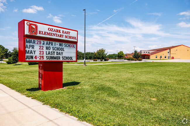 Ozark East Elementary School draws students from areas south and east of Ozark.