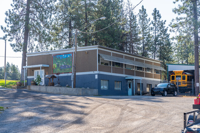 Orchard Prairie Elementary has 2 small buildings for its students.