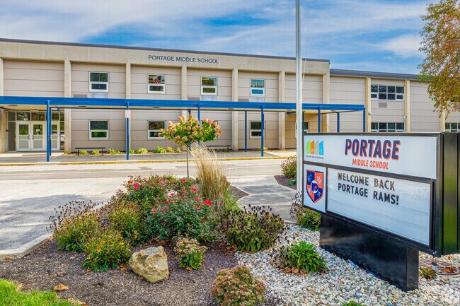 Portage Middle School offers 6-8 with a student-teacher ratio of 15 to 1.