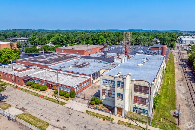 The former Gibson Guitar Co. factory is located in Northside, now the home of Heritage Guitar.