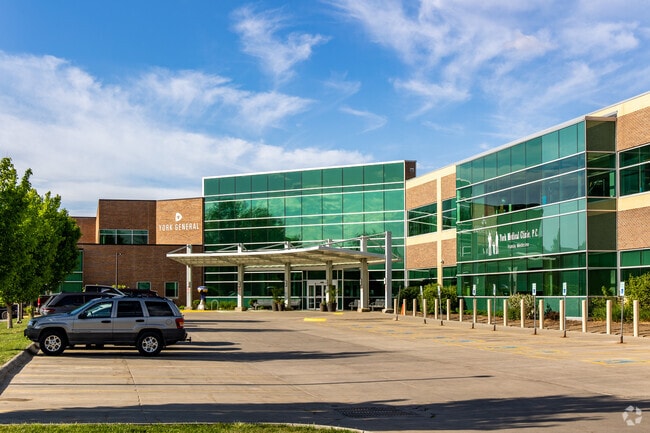 Healthcare is a major area industry, with York General Hospital employing over 350 people.