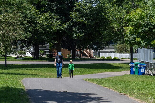 Dakota Park has walking trails that extend into the surrounding neighborhood.