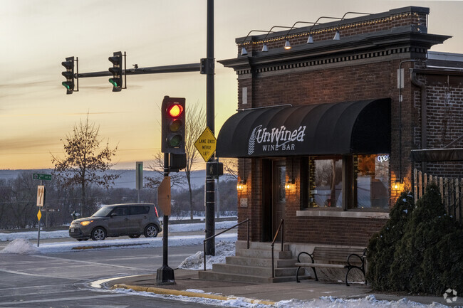 Onalaska's downtown has seen a resurgence of modern businesses like UnWine'd Wine Bar which serves food, cocktails and wine.