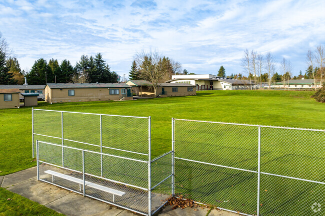 Aces High School is in the Holly neighborhood district of Everett, WA.