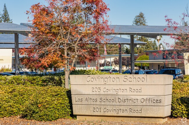 Covington Elementary School is a highly appraised school in Los Altos.