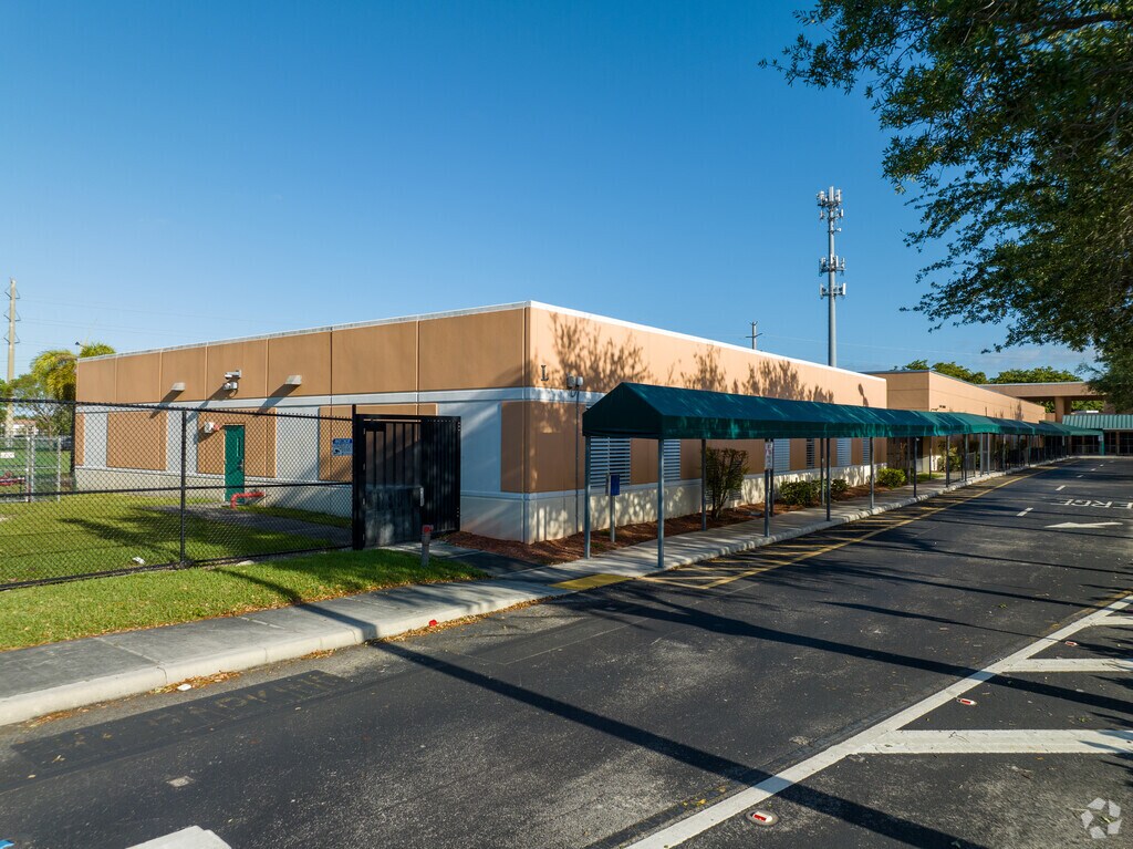 Classrooms at Palm Cove Elementary School in Pembroke Lakes South neighborhood.