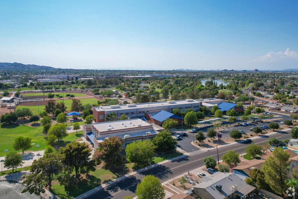 Aguilar Elementary is located near Kiwanis Park in Tempe.