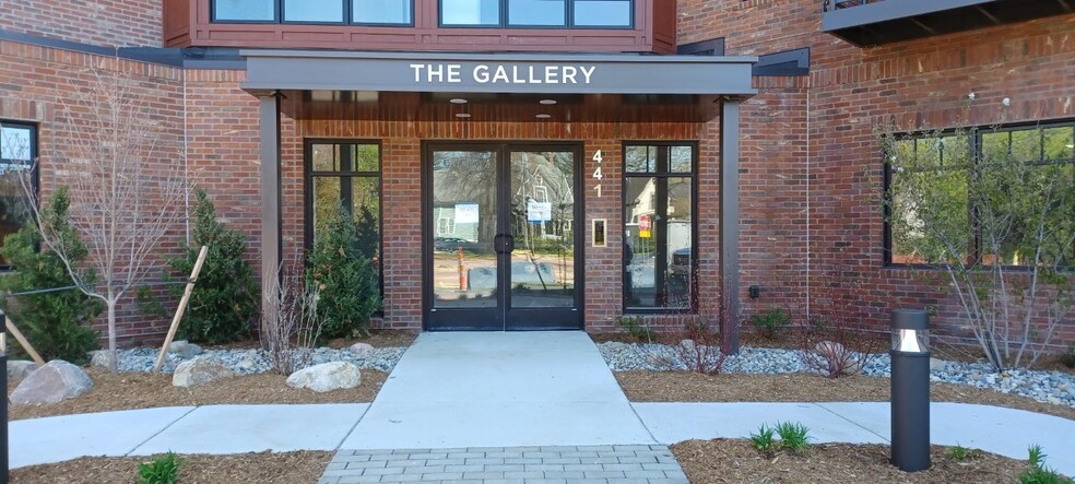 MAIN ENTRY TO THIS BRAND NEW CONDO BLDG!