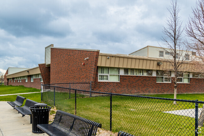 Orchard School has a large and safe campus.