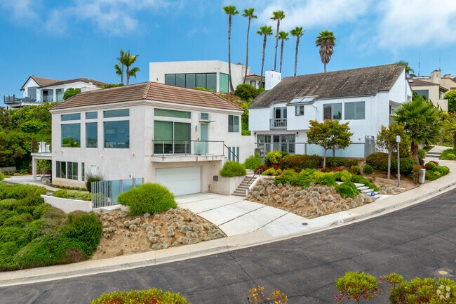 Hidden Valley homes nestle into the hillside with coastal views.