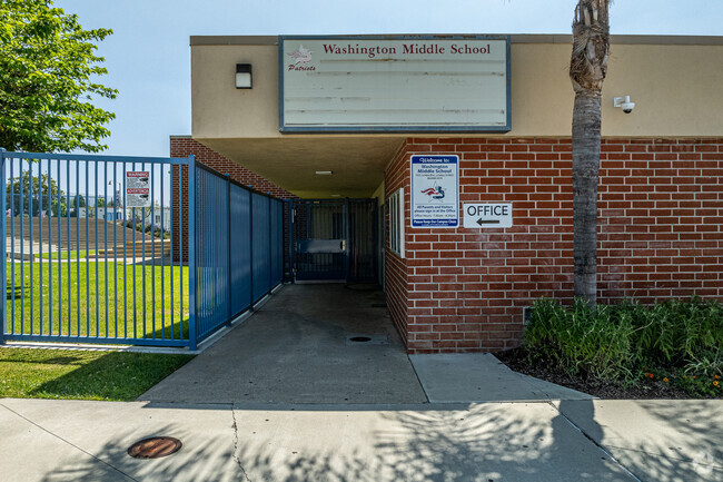 The front office at Washington Middle School in La Habra.
