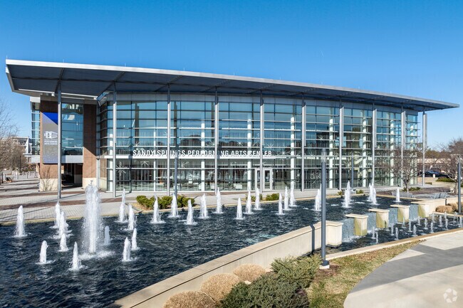 Just 5 minutes from Mount Vernon Woods, the Sandy Springs Performing Arts Center is a major cultural landmark for arts and events.